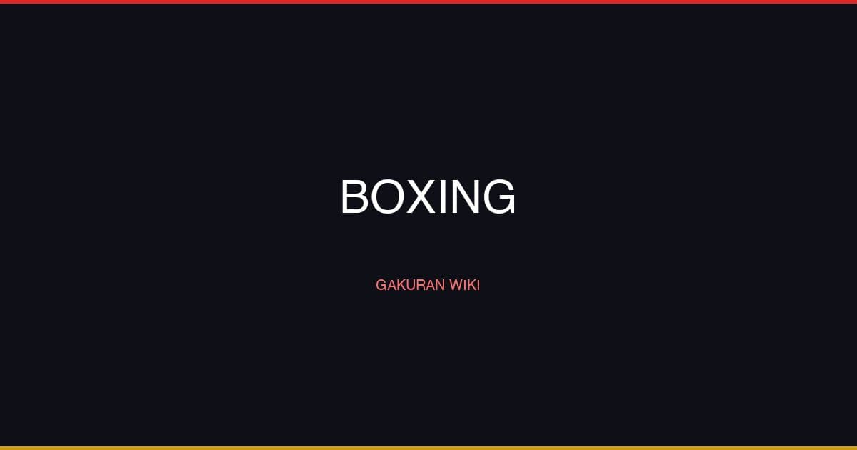 Gakuran Boxing Style Guide — Combos, Tips & Strategy